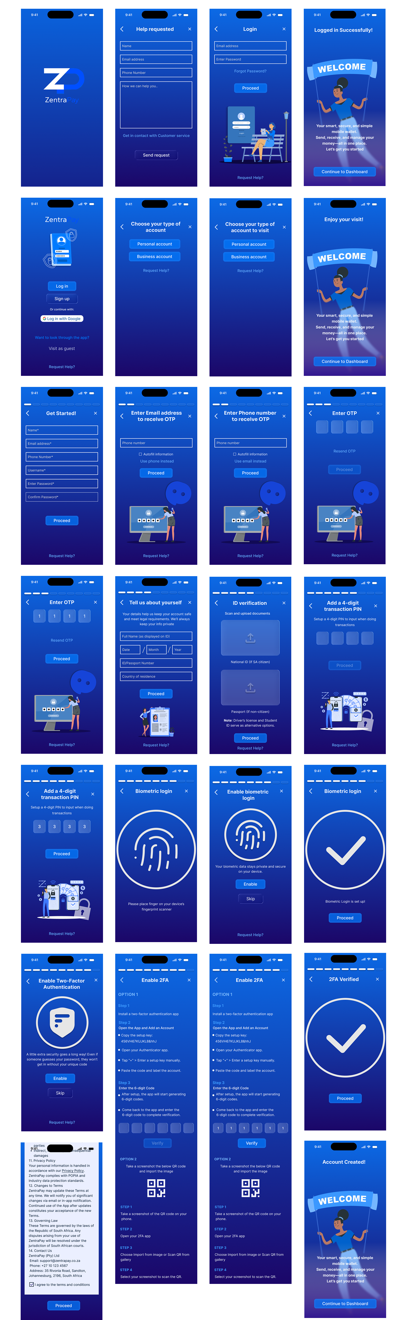 High fidelity screens